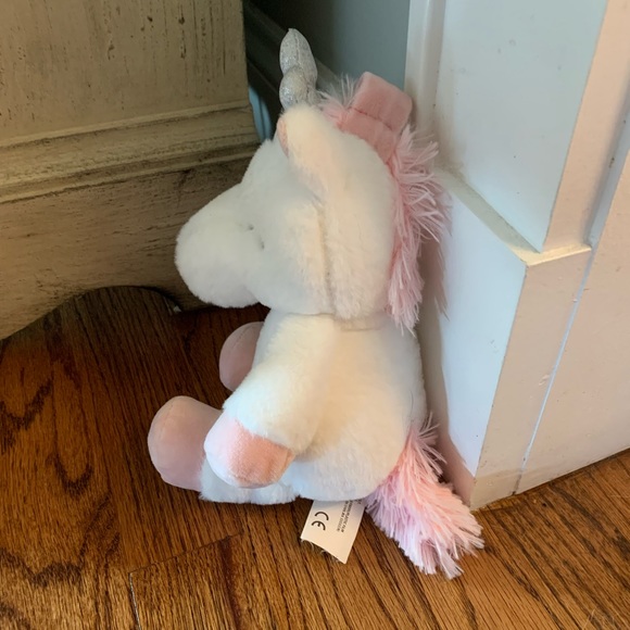 KellyToy Baby Plush Unicorn Rattle - Picture 3 of 4